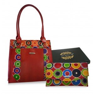 Arpera Leather Handbag gift combo for women CB16023